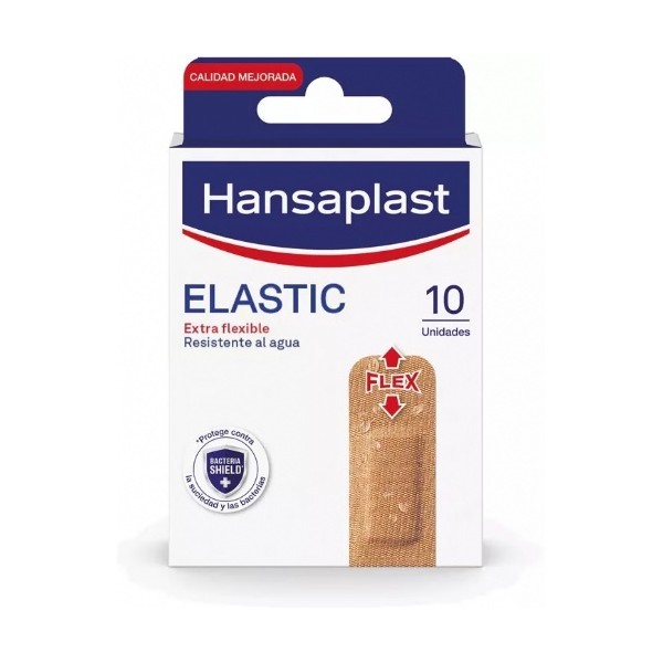 HANSAPLAST ELASTIC APOSITO ADHESIVO 10 UNIDADES 72 X 22 MM