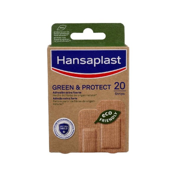 HANSAPLAST GREEN & PROTECT APOSITO ADHESIVO SURTIDO 20 UNIDADES