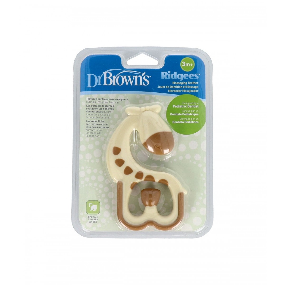 MORDEDOR SILICONA DR BROWN´S FORMA DE JIRAFA 1...