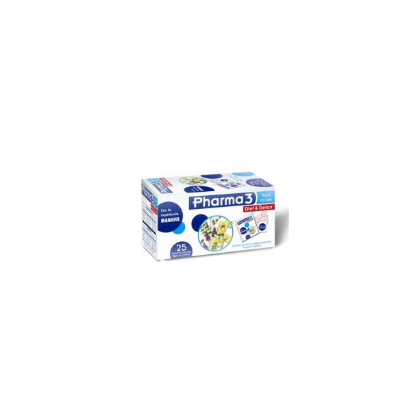 PHARMA3 DIET & DETOX 25 FILTROS 1,5 g