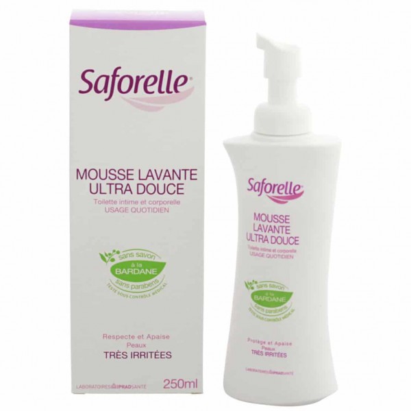 SAFORELLE ESPUMA LIMPIADOR ULTRASUAVE 1 ENVASE 250 ml