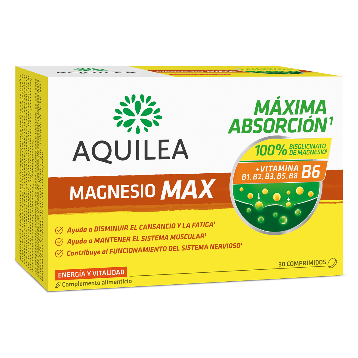 AQUILEA MAGNESIO MAX 30 COMPRIMIDOS