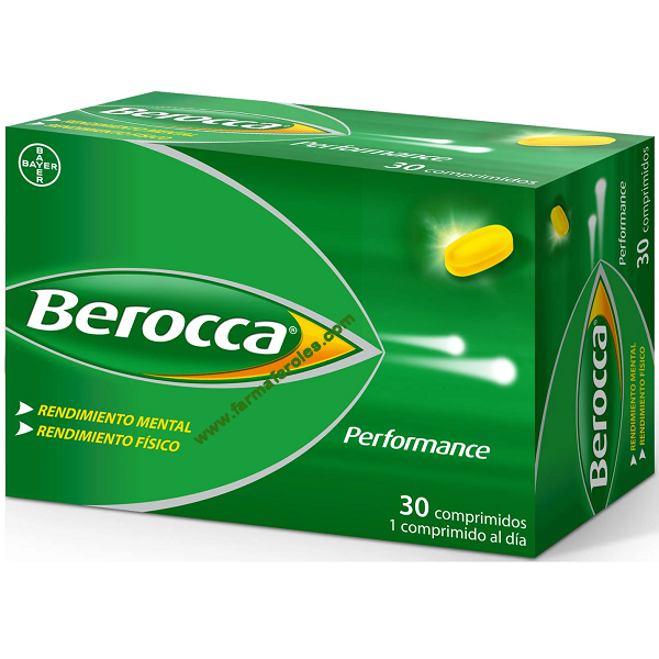 BEROCCA PERFORMANCE 30 COMPRIMIDOS EFERVESCENTES SABOR NARANJA