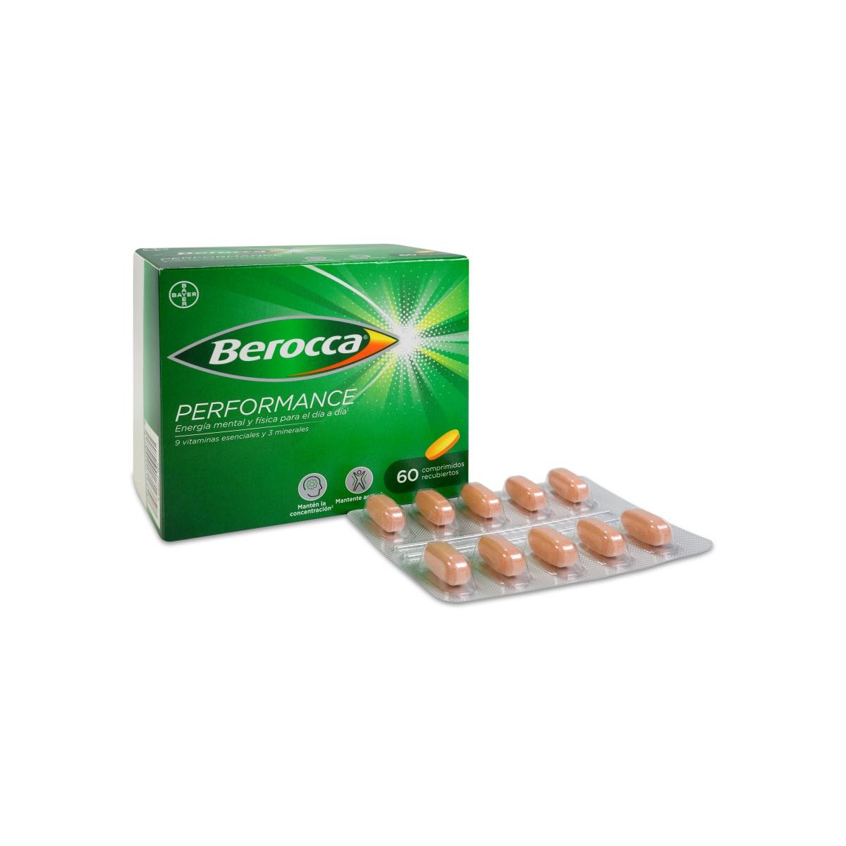 BEROCCA PERFORMANCE 60 COMPRIMIDOS