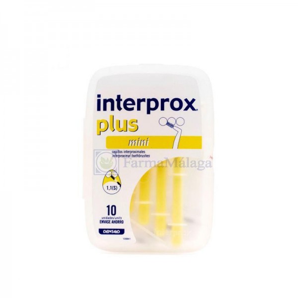 CEPILLO ESPACIO INTERPROXIMAL INTERPROX PLUS MINI ENVASE AHORRO 10 UNIDADES