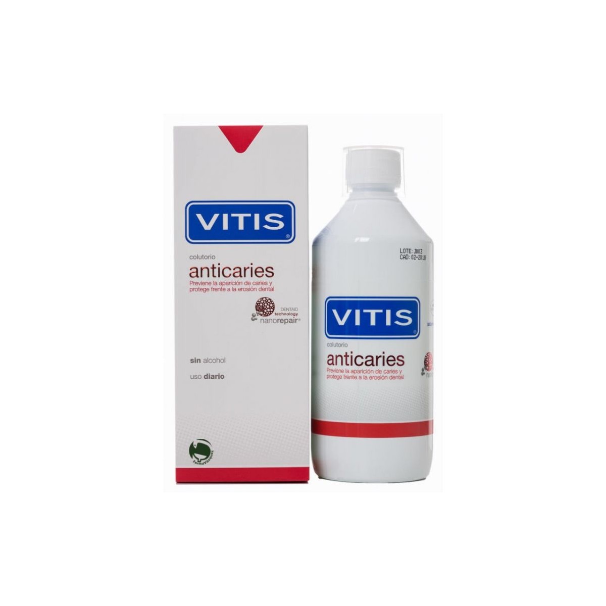 VITIS ANTICARIES COLUTORIO BUCAL 1 ENVASE 500 ml