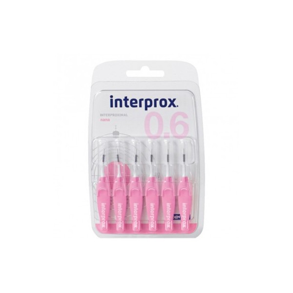 CEPILLO INTERPROXIMAL INTERPROX NANO 6 CEPILLOS