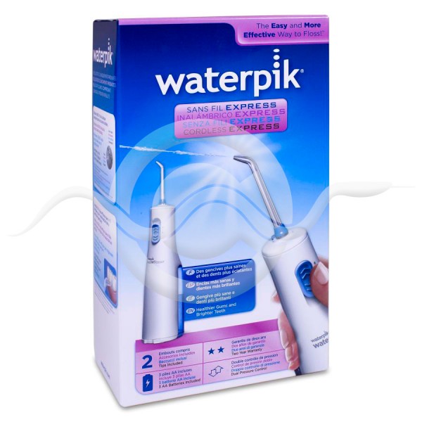 IRRIGADOR BUCAL INALAMBRICO WATERPIK CORDLESS EXPRESS WP 02 A PILAS