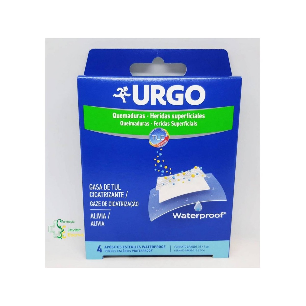 URGO QUEMADURAS WATERPROOF 4 UNIDADES FORMATO...