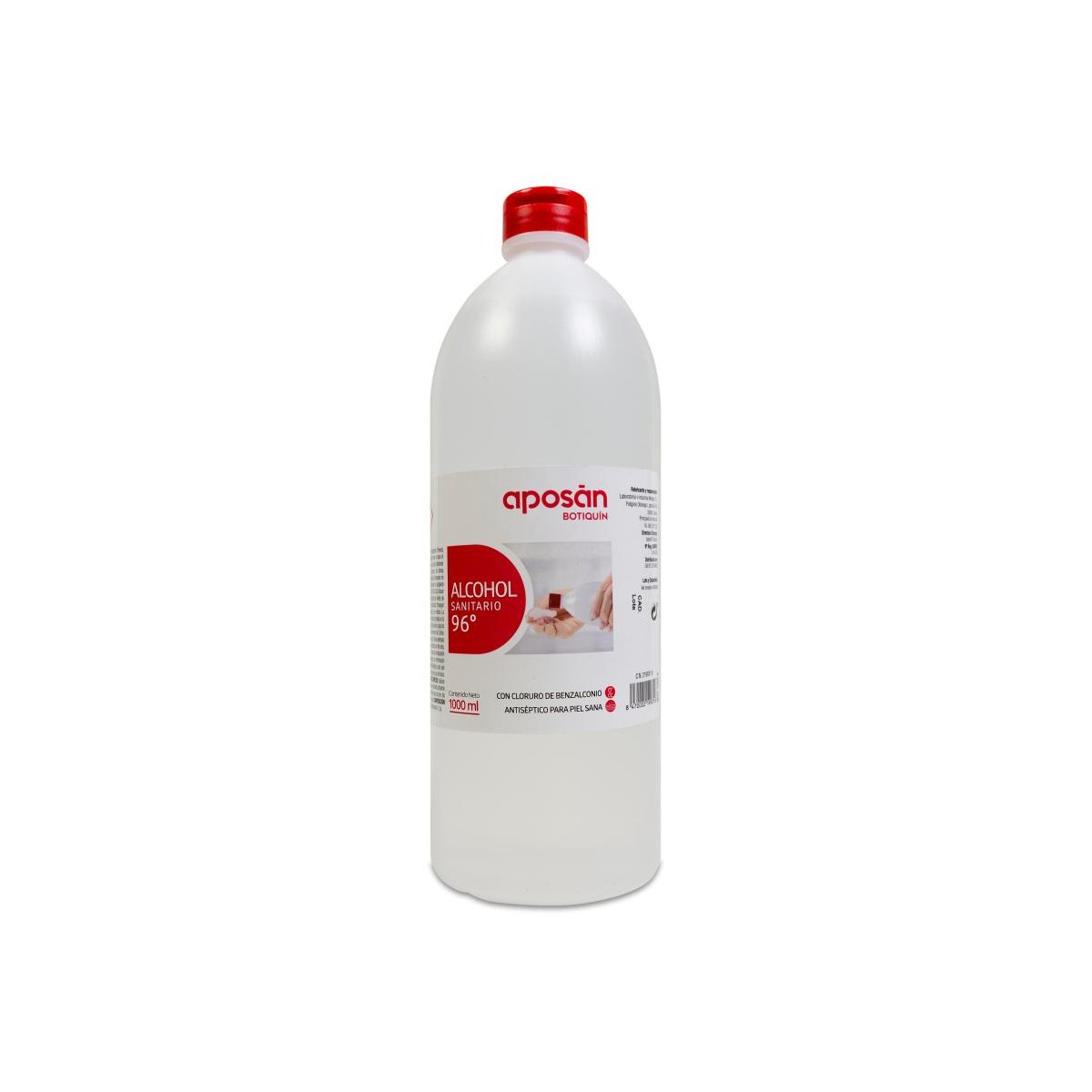 ALCOHOL 96º APOSAN 1 FRASCO 1000 ml