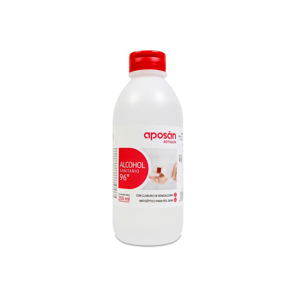ALCOHOL 96º APOSAN 1 FRASCO 250 ml