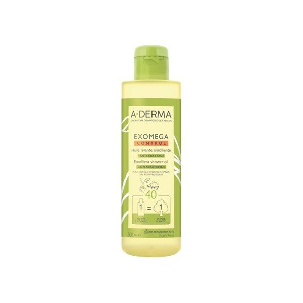 ADERMA EXOMEGA CONTROL ACEITE LIMPIADOR EMOLIENTE 1 ENVASE 500 ml