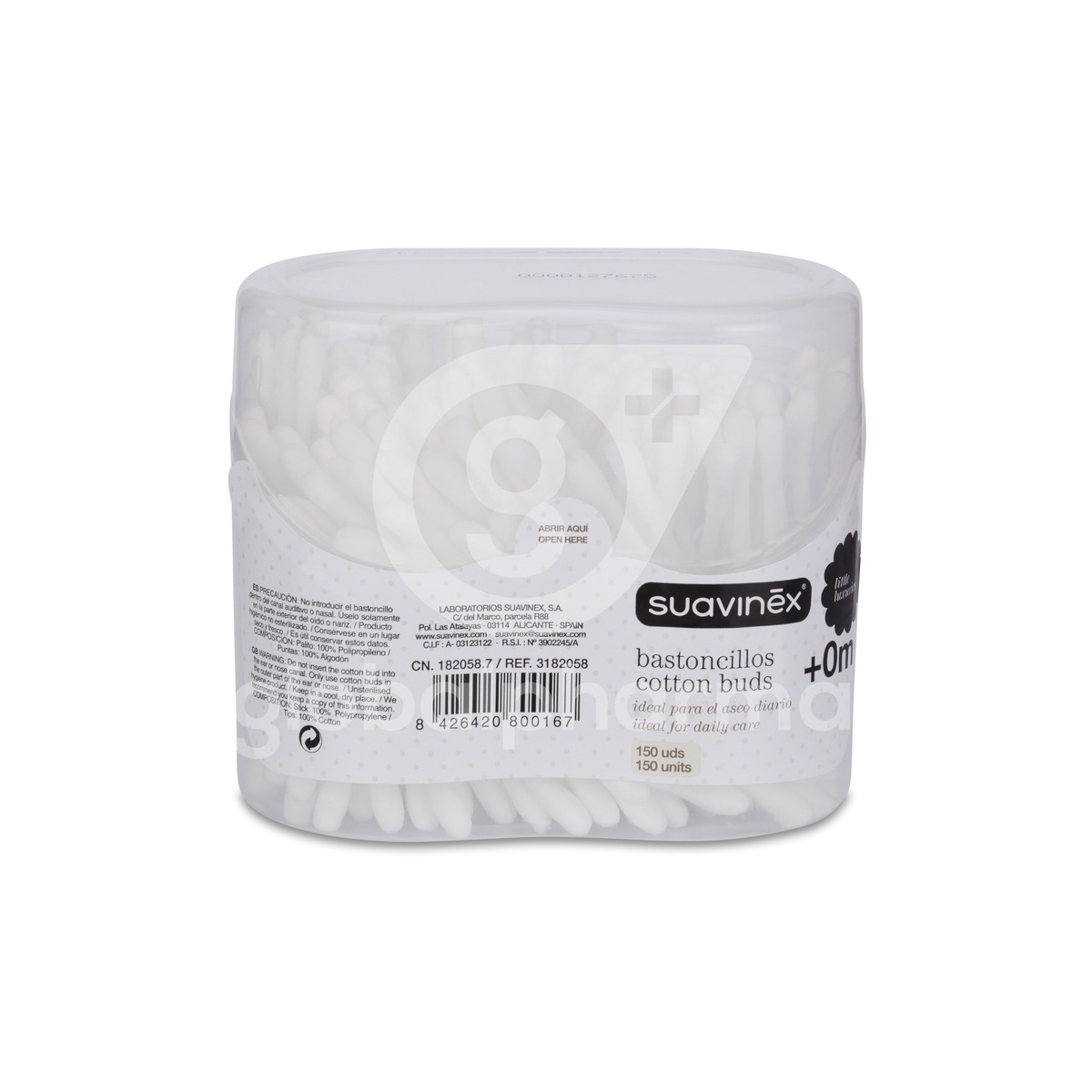 BASTONCILLOS OIDOS SUAVINEX 150 UNIDADES