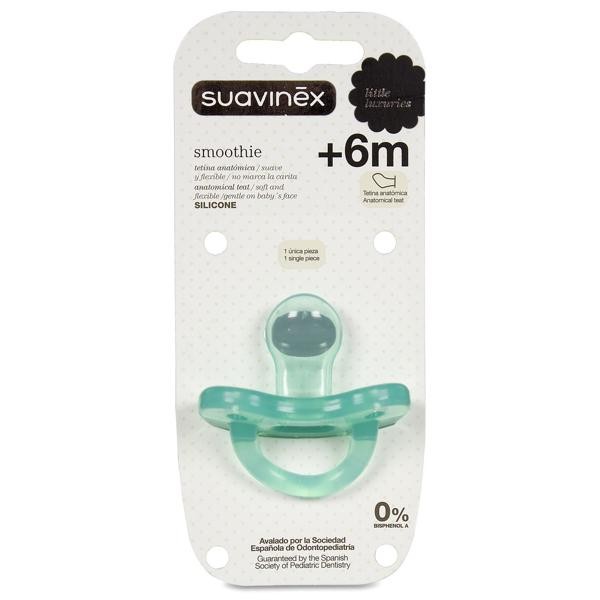 CHUPETE SILICONA SUAVINEX TODOSILICONA + 6 MESES 1 UNIDAD