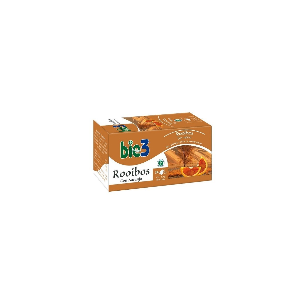 BIE3 ROOIBOS CON NARANJA 15 G 25 FILTROS