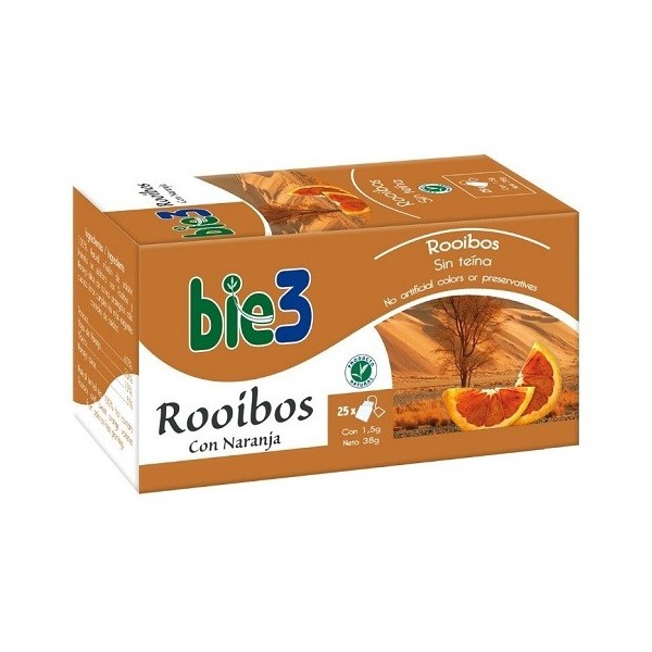 BIE3 ROOIBOS CON NARANJA 15 G 25 FILTROS