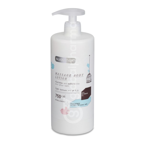 SUAVINEX PEDIATRIC LOCION HIDRATANTE MASAJE 1 ENVASE 750 ml