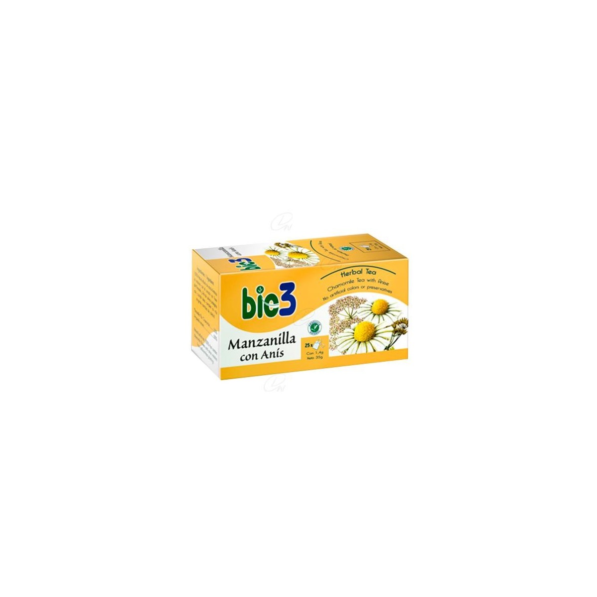 BIO3 MANZANILLA CON ANIS 14 G 25 FILTROS