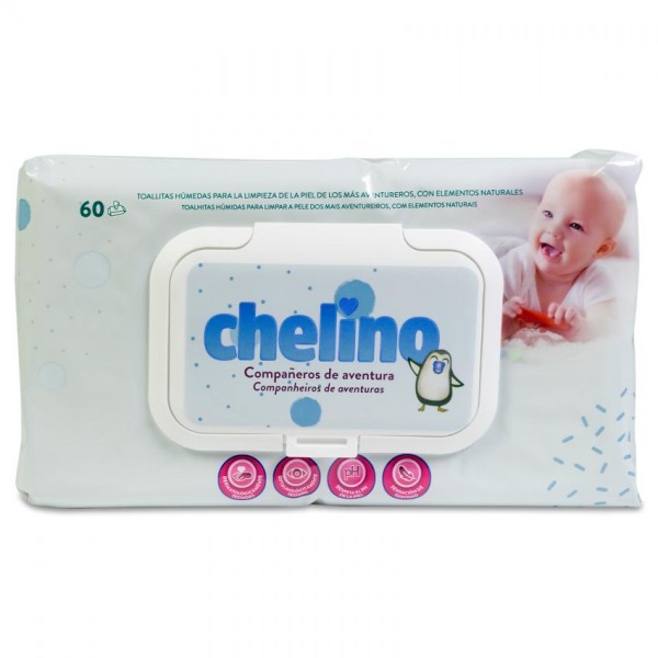 CHELINO TOALLITAS INFANTILES 60 TOALLITAS