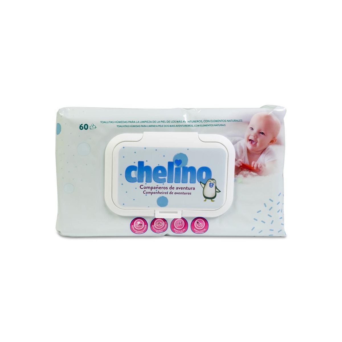 CHELINO TOALLITAS INFANTILES 60 TOALLITAS