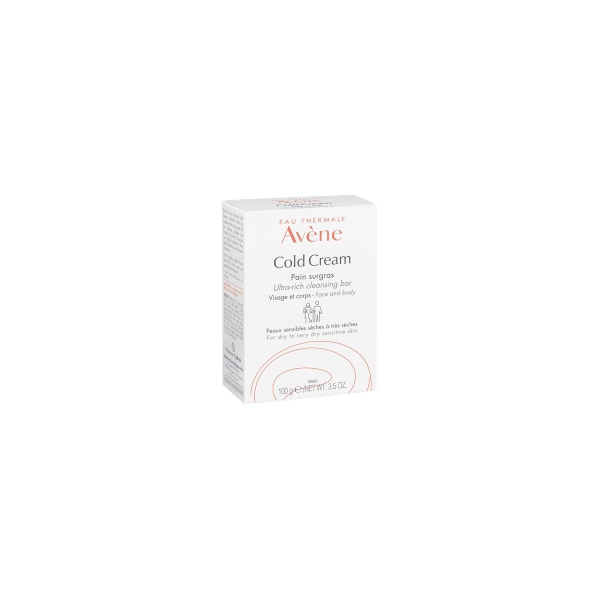 AVENE COLD CREAM PAN LIMPIADOR SOBREGRASO 1...