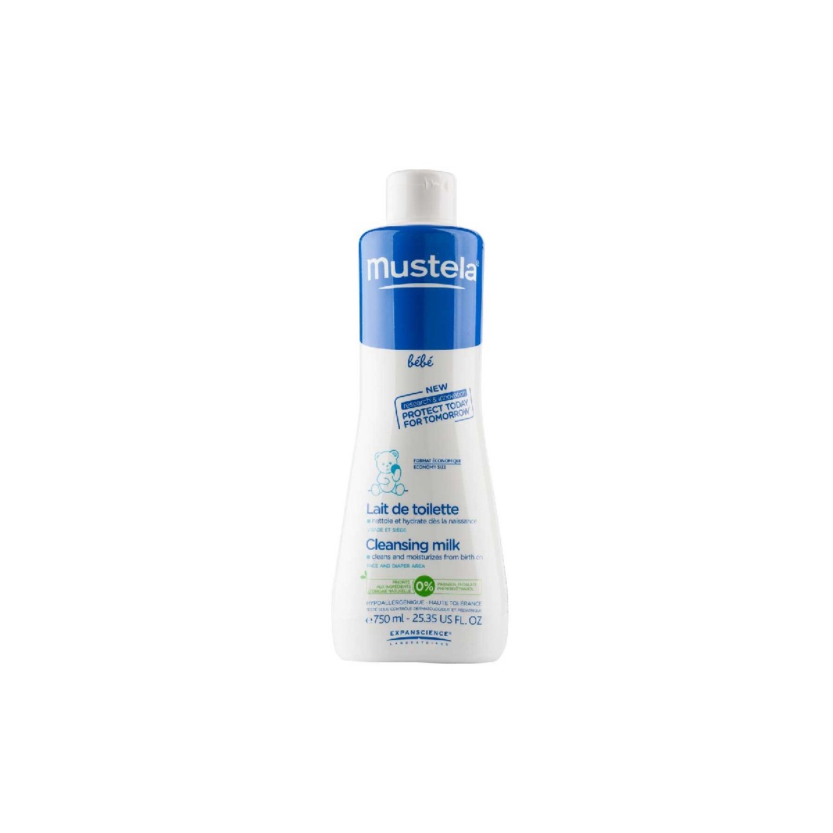 MUSTELA LOCION HIPOALERGENICA 1 ENVASE 750 ml
