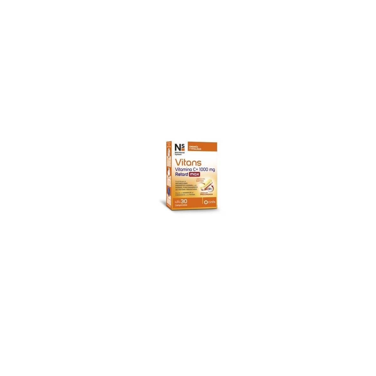 NS VITANS VITAMINA C+ 1000 mg RETARD MAX 30...