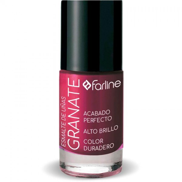 FARLINE ESMALTE DE UÑAS 1 ENVASE 10 ml COLOR GRANATE