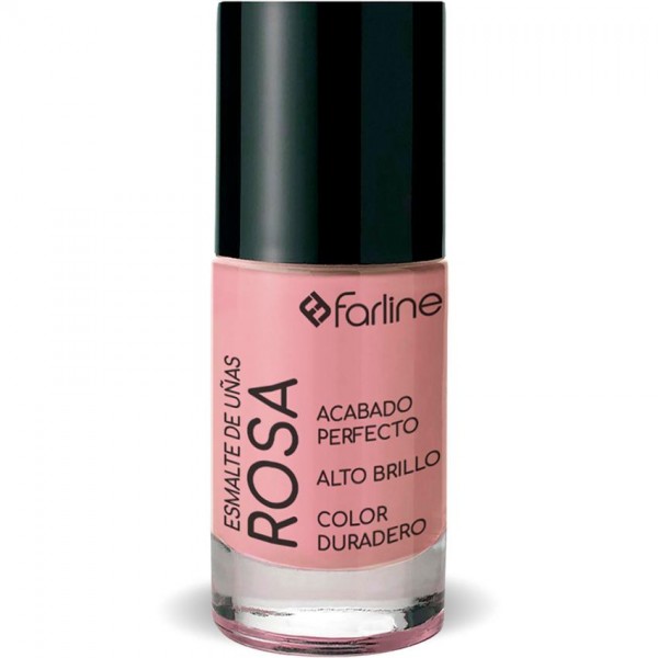 FARLINE ESMALTE DE UÑAS 1 ENVASE 10 ml COLOR ROSA