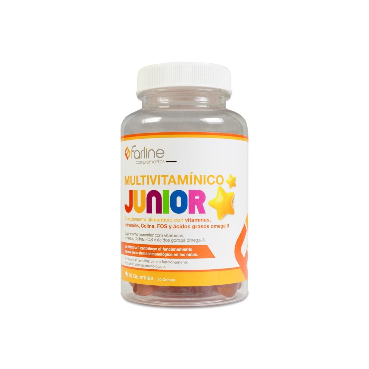 FARLINE COMPLEMENTOS MULTIVITAMINICO JUNIOR 30...