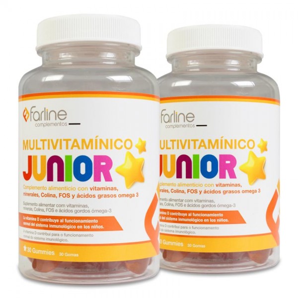 FARLINE DUPLO COMPLEMENTOS MULTIVITAMINICO JUNIOR 60 GUMMIES