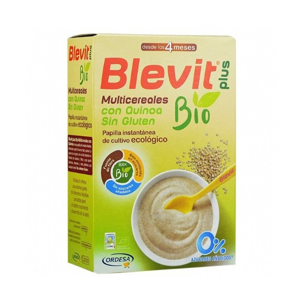 BLEVIT MULTICEREALES QUINOA SIN GLUTEN BIO 1 ENVASE 250 g