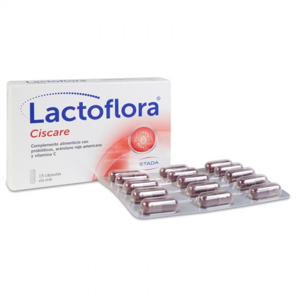 LACTOFLORA CISCARE 15 CAPSULAS