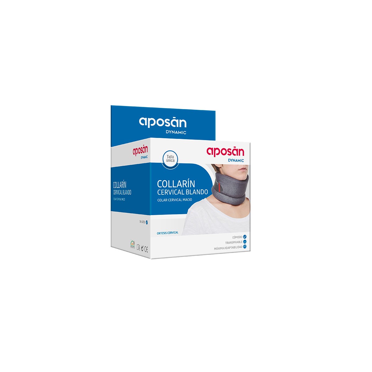 COLLARIN CERVICAL BLANDO APOSAN DYNAMIC 1 UNIDAD