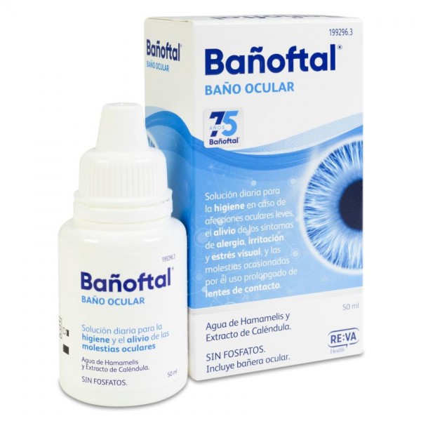BAÑOFTAL BAÑO OCULAR 1 ENVASE 50 ml