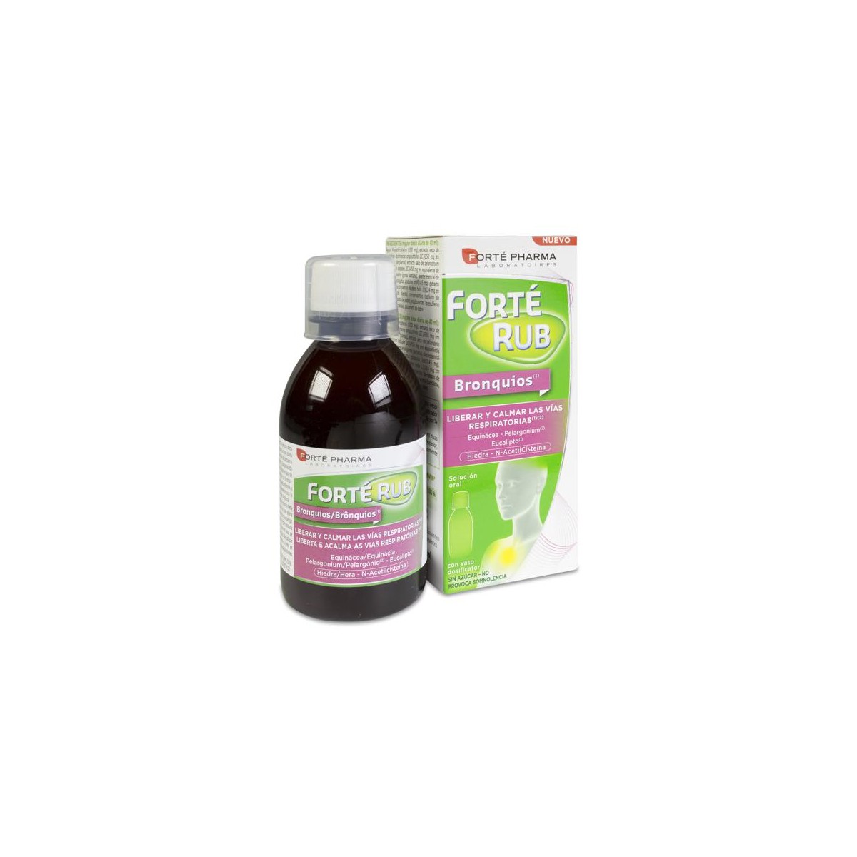 FORTE RUB BRONQUIOS SOLUCION ORAL 1 ENVASE 200 ml