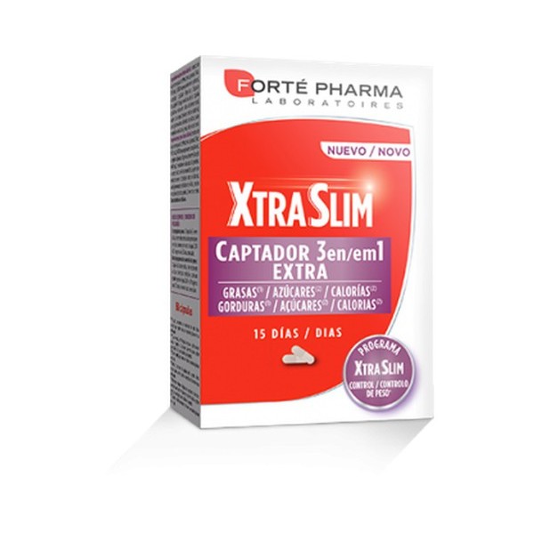 XTRASLIM CAPTADOR 3 EN 1 60 CAPSULAS
