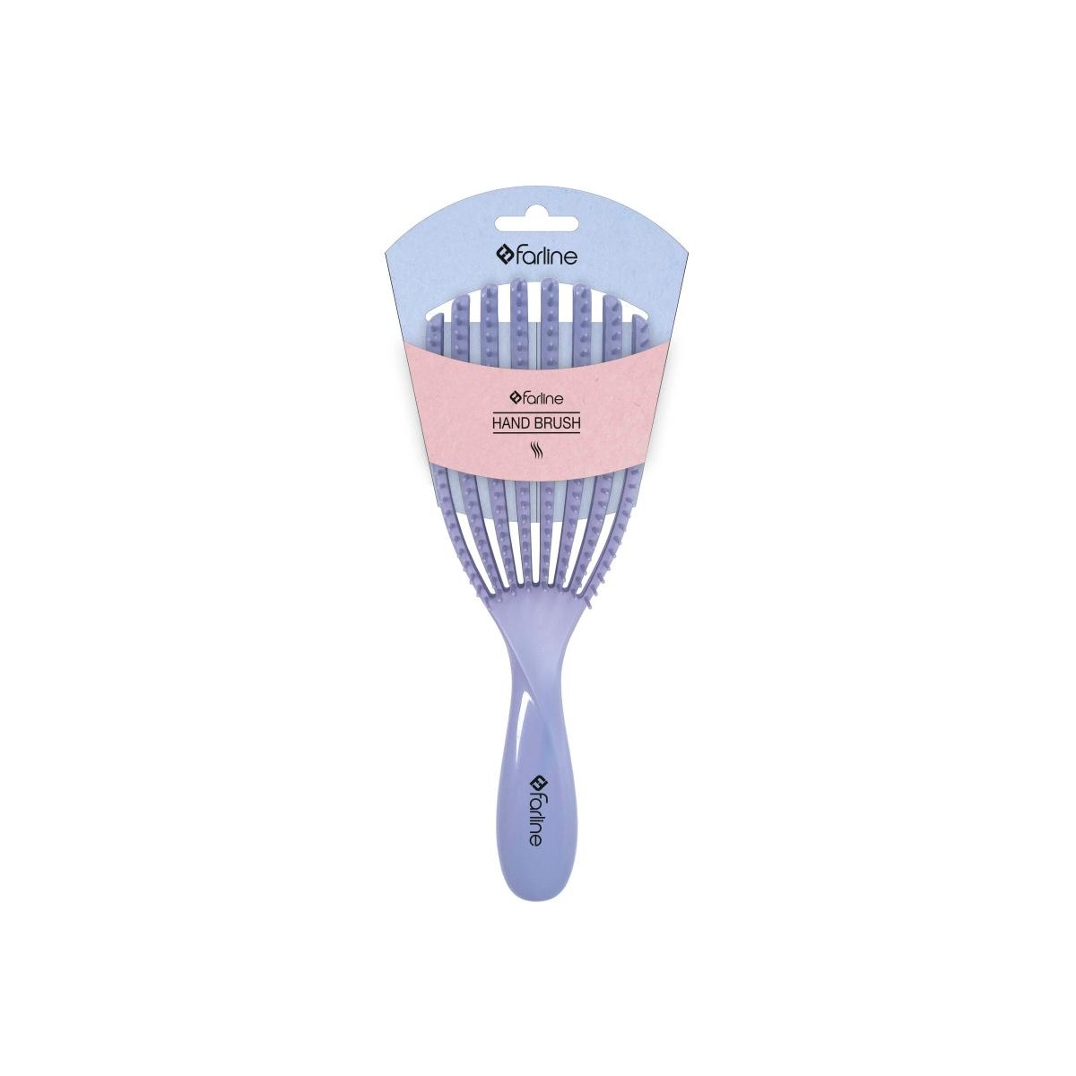 CEPILLO DE PELO FARLINE 1 UNIDAD COLOR AZUL