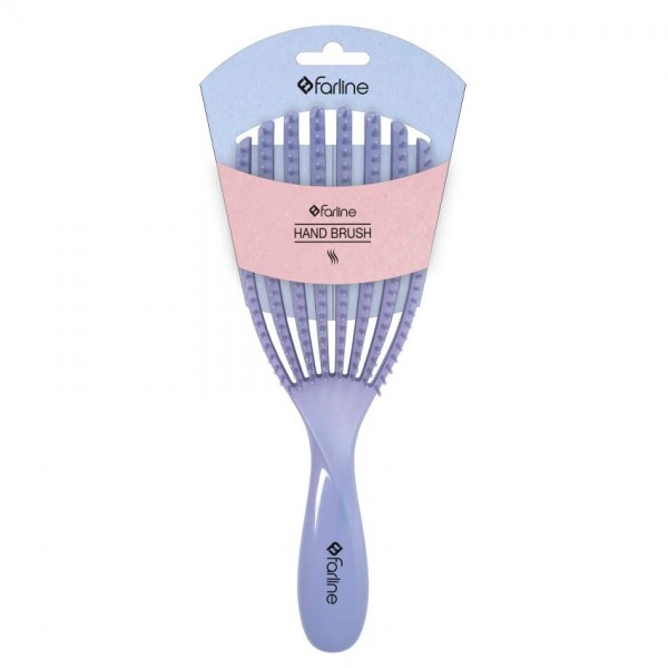 CEPILLO DE PELO FARLINE 1 UNIDAD COLOR AZUL
