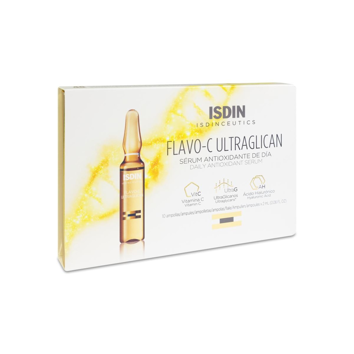 ISDINCEUTICS FLAVO-C ULTRAGLICAN 10 AMPOLLAS 2 ml