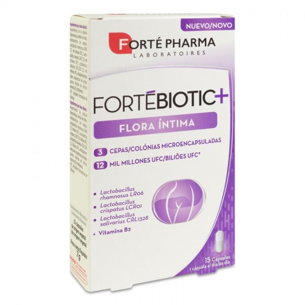 FORTEBIOTIC+ FLORA INTIMA 15 CAPSULAS
