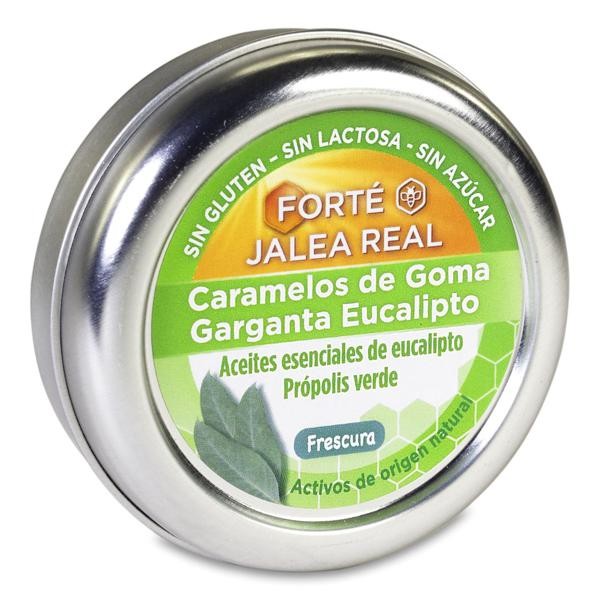FORTE JALEA REAL CARAMELOS GOMA GARGANTA 1 ENVASE 45 g SABOR EUCALIPTO