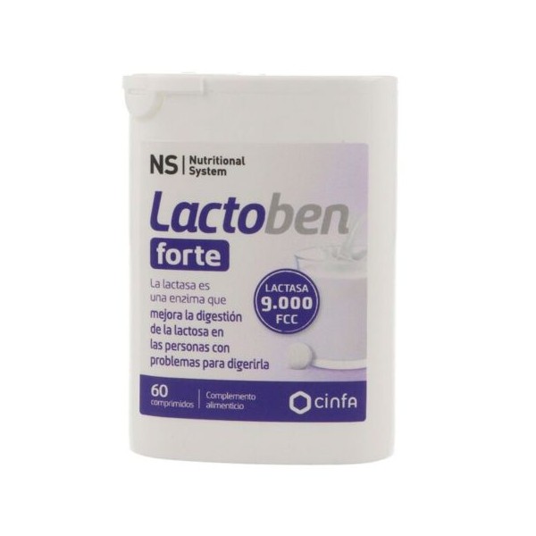 NS DIGESTCONFORT LACTOBEN FORTE 60 COMPRIMIDOS