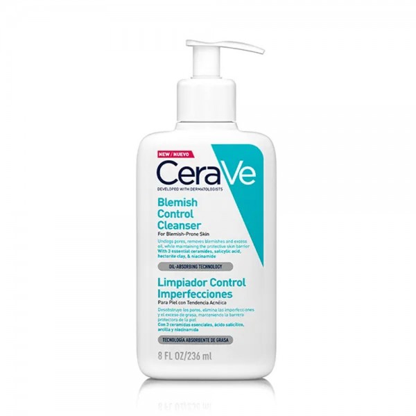 CERAVE LIMPIADOR CONTROL IMPERFECCIONES 1 ENVASE 236 ml