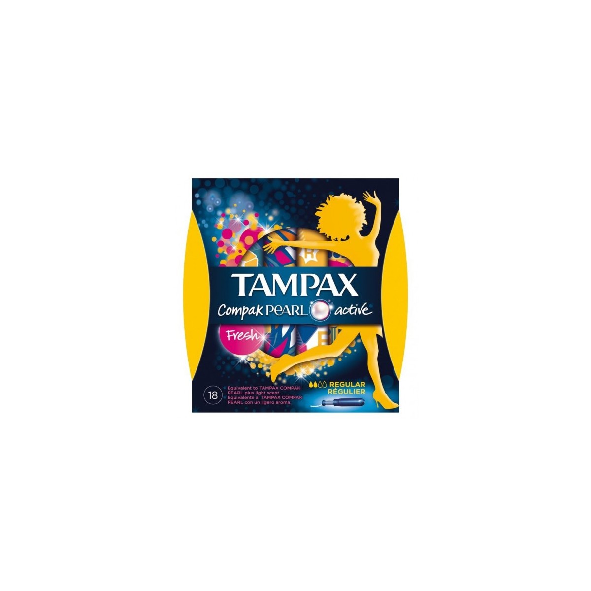TAMPAX COMPAK PEARL TAMPON 100%ALGODON 16...