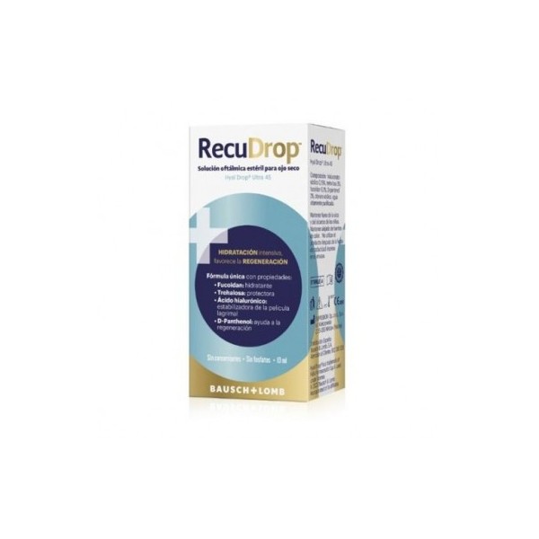 RECUDROP SOLUCION OFTALMICA PARA OJO SECO 1 BOTE 10 ml
