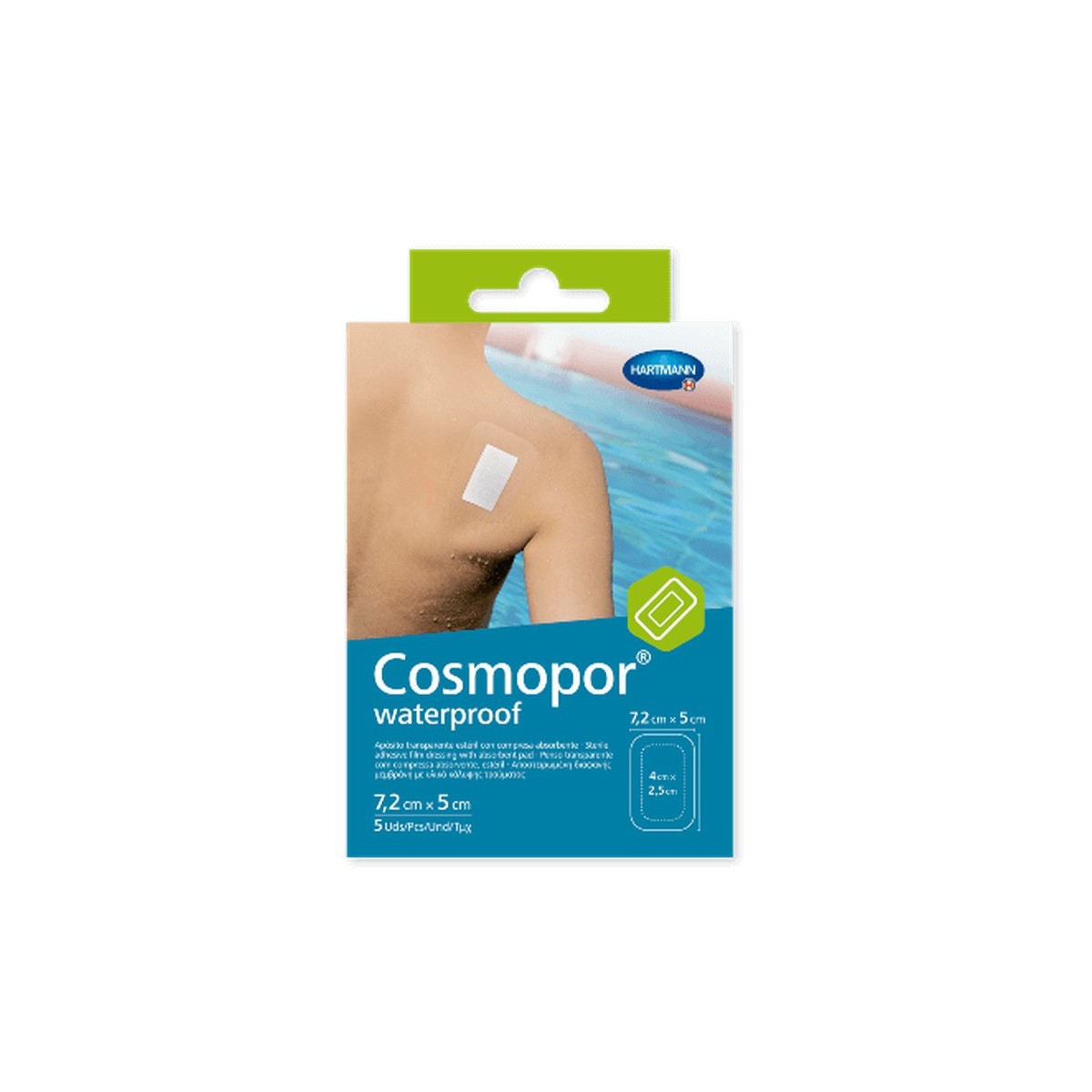 COSMOPOR WATERPROOF APOSITO ADHESIVO 5 UNIDADES...