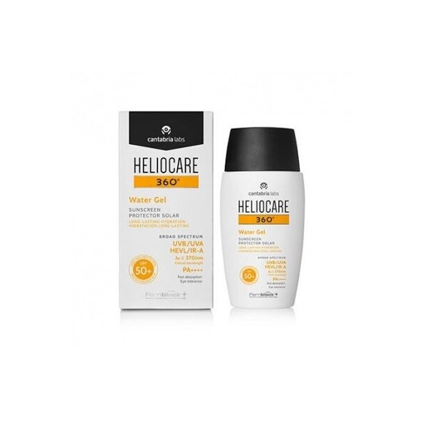 HELIOCARE 360º SPF 50+ WATER GEL HIDRATACION LONG-LASTING PROTECTOR SOLAR 1 ENVASE 50 ml