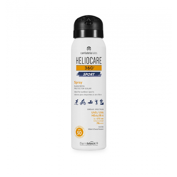 HELIOCARE 360º SPORT SPRAY PROTECTOR SOLAR SPF 50 1 ENVASE 100 ml