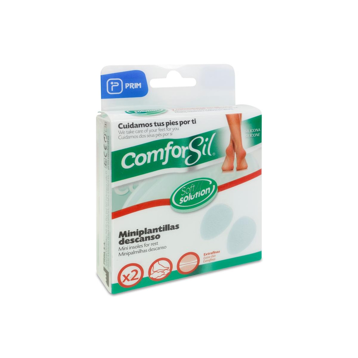 PLANTILLAS MINI DESCANSO DE SILICONA COMFORSIL...